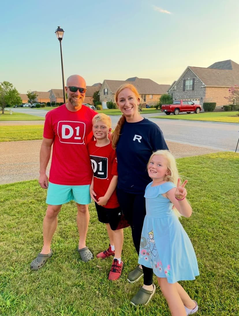 The Stark family in D1 gear